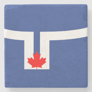Dessous-de-verre En Pierre Drapeau de la ville de Toronto (Canada)