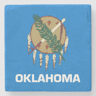 Dessous-de-verre En Pierre Drapeau de l'Oklahoma