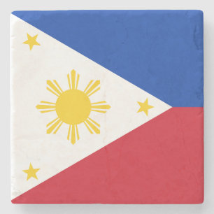 Dessous-de-verre En Pierre Drapeau des Philippines