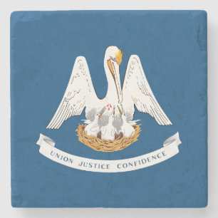 Dessous-de-verre En Pierre Drapeau d'État de Louisiane
