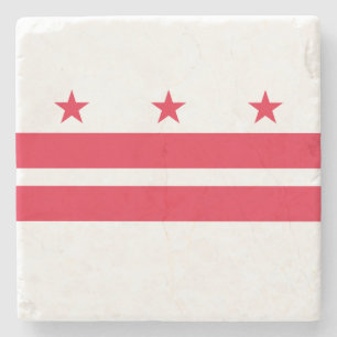 Dessous-de-verre En Pierre Drapeau d'État de Washington DC