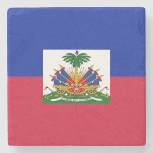Dessous-de-verre En Pierre Drapeau d'Haïti