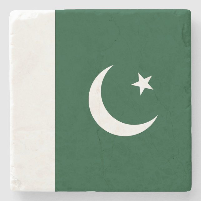 Dessous-de-verre En Pierre Drapeau du Pakistan (Devant)