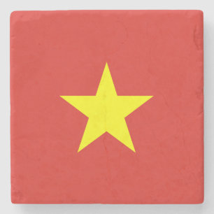 Dessous-de-verre En Pierre Drapeau du Vietnam