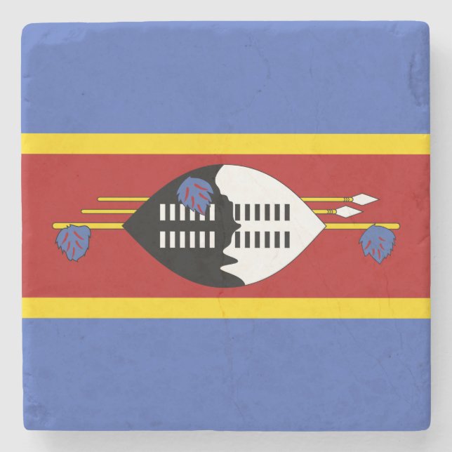 Dessous-de-verre En Pierre Drapeau Eswatini (Devant)