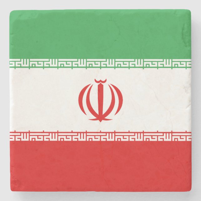 Dessous-de-verre En Pierre Drapeau Iran (Devant)
