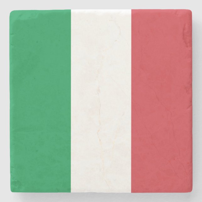 Dessous-de-verre En Pierre Drapeau Italie (Devant)