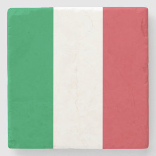 Dessous-de-verre En Pierre Drapeau italien (Italie)