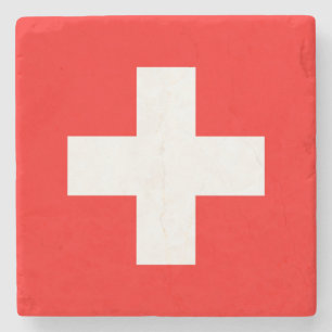 Dessous-de-verre En Pierre Drapeau Suisse