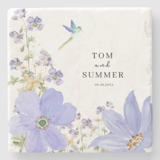 Dessous-de-verre En Pierre Dreamy Lilac Wedding