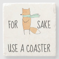 Drôle pour le saké renard Utilisez un Dessous de v