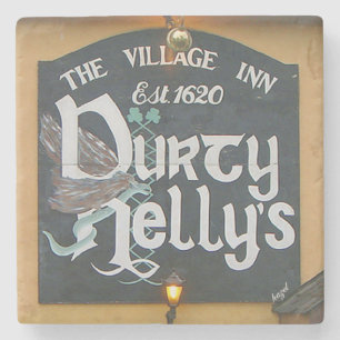 Dessous-de-verre En Pierre Durty Nelly, Bunratty, Cie. Clare, Irlande,