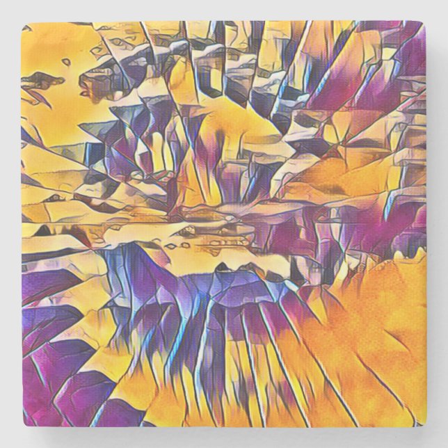 DESSOUS-DE-VERRE EN PIERRE EAU DE LA RIVIÈRE (Devant)