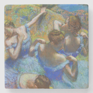 Dessous-de-verre En Pierre Edgar Degas - Danseurs Bleus