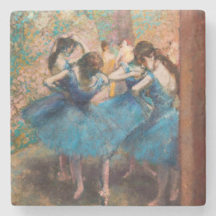 Dessous-de-verre En Pierre Edgar Degas - Danseurs en bleu
