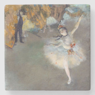 Dessous-de-verre En Pierre Edgar Degas - L'Étoile / Danseur sur scène