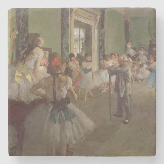 Dessous-de-verre En Pierre Edgar Degas| The Dancing Class, c.1873-76 (Devant)