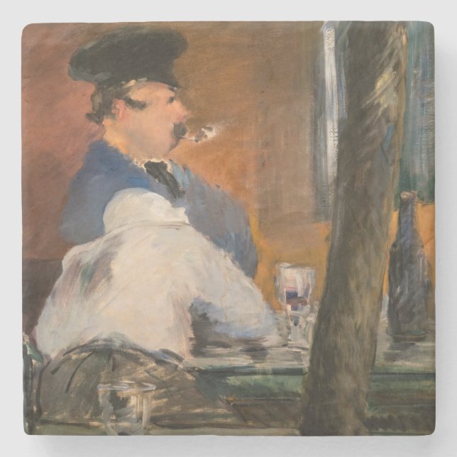 Dessous-de-verre En Pierre Edouard Manet - Le Bar, Le Bouchon (Devant)