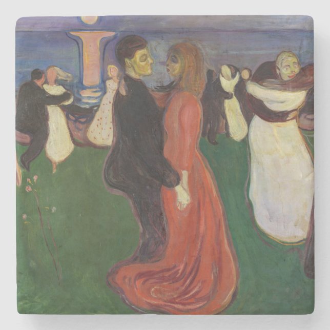 Dessous-de-verre En Pierre Edvard Munch - La Danse de la Vie (Devant)