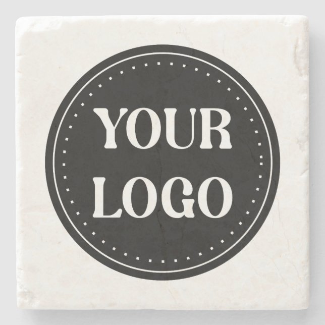 Dessous-de-verre En Pierre élégant, moderne, raffiné et éditable. (Devant)