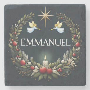 Dessous-de-verre En Pierre Emmanuel Christmas angels