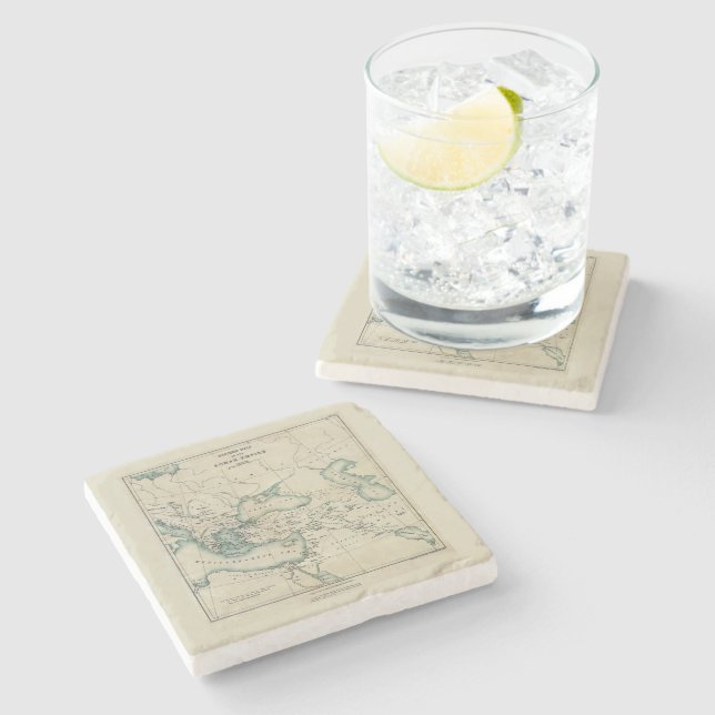 Dessous-de-verre En Pierre Empire romain (Côté)