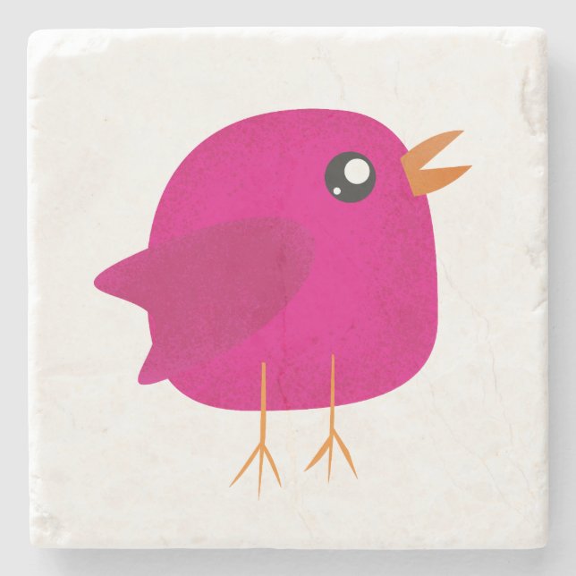 Dessous-de-verre En Pierre Enfants mignonette birdy (Devant)