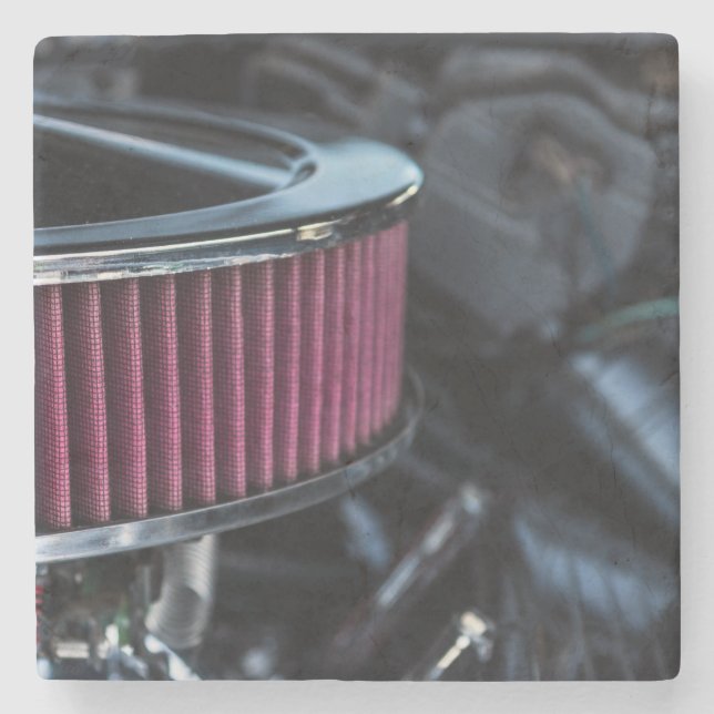 Dessous-de-verre En Pierre Entrée d'air Chrome (Devant)