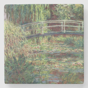 Dessous-de-verre En Pierre Étang de nénuphar de Claude Monet : Harmony