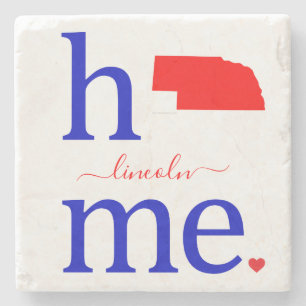 Dessous-de-verre En Pierre État du Dessous de verre de pierre du Nebraska