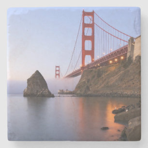 Dessous-de-verre En Pierre États-Unis, Californie, San Francisco. Golden Gate