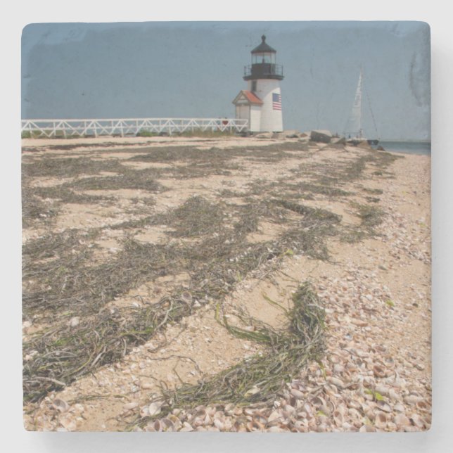 Dessous-de-verre En Pierre États-Unis, Massachusetts, Nantucket. Coquille (Devant)