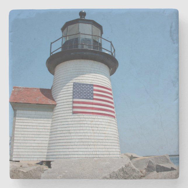 Dessous-de-verre En Pierre États-Unis, Massachusetts, Nantucket. Point Brant (Devant)