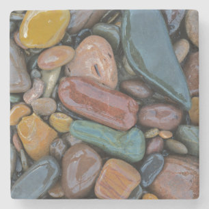 Dessous-de-verre En Pierre États-Unis, Montana, Clark Fork River, Pierres
