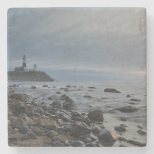 Dessous-de-verre En Pierre États-Unis, New York, East Hampton. Montauk Point