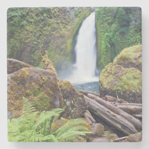 Dessous-de-verre En Pierre États-Unis, Oregon, Columbia River Gorge, Wahclell