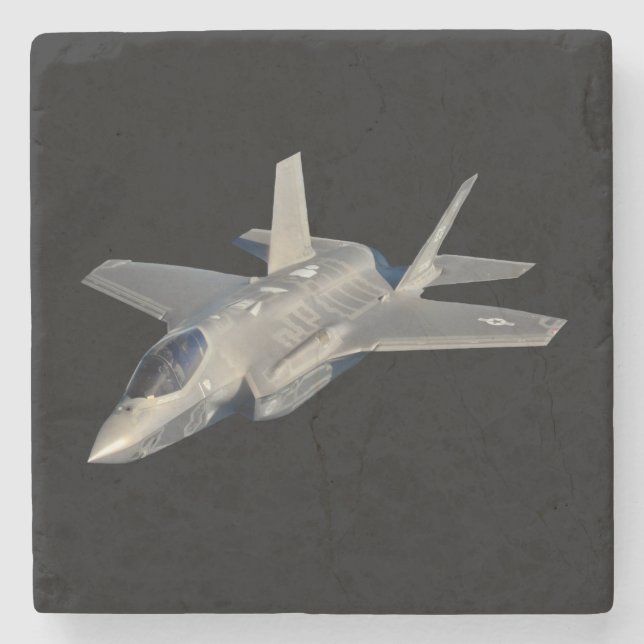 Dessous-de-verre En Pierre F-35 Lightning II Panther Jet Fighter (Devant)