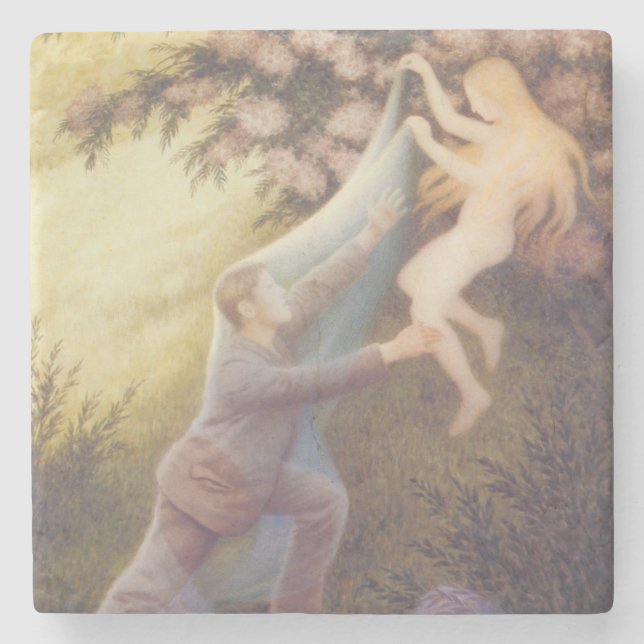 Dessous-de-verre En Pierre Fairy Dream (par Theodor Severin Kittelsen) (Devant)