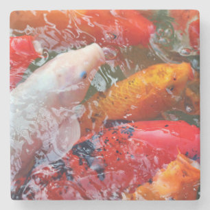 Dessous-de-verre En Pierre Falln Gathering Koi