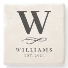 Famille simple de monogramme de remous classique