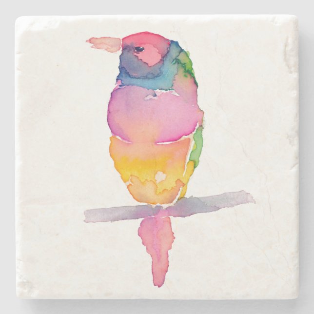 Dessous-de-verre En Pierre Faveurs Inséparables mariage Faveurs Coeurs Mariag (Devant)