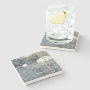 Dessous-de-verre En Pierre fenêtre cassée