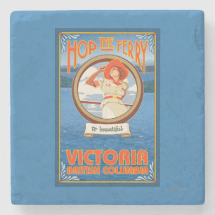 Dessous-de-verre En Pierre Ferry d'équitation de femme - Victoria, AVANT