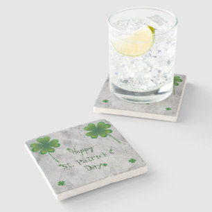 Dessous-de-verre En Pierre Fête de la Saint-Patrick shamrock
