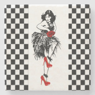 Dessous-de-verre En Pierre Fête des pères Dessous de verre en pierre