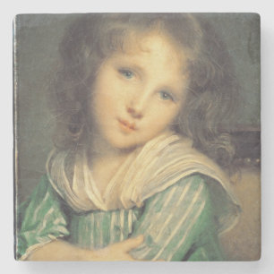 Dessous-de-verre En Pierre Fille à la fenêtre