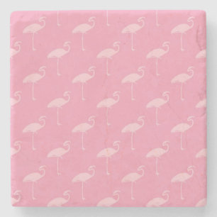 Dessous-de-verre En Pierre Flamant rose rose clair Flamants roses tropicaux