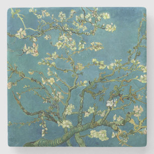 Dessous-de-verre En Pierre Fleur de l'amande de Vincent van Gogh