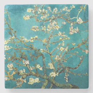 Dessous-de-verre En Pierre Fleurs d'amandier de Van Gogh Impressionnisme clas