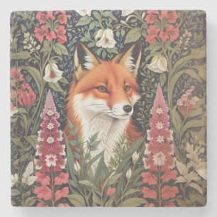 Dessous-de-verre En Pierre Fleurs Fox et Foxglove William Morris Inspiré